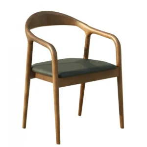 mobiliario-contract-sillon balcanes madera de haya nogal similpiel negro